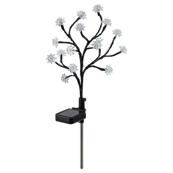 Купить оптом недорого Светильник уличный ЭРА ERASF22-60 на солнечной батарее садовый Сакура 32 см