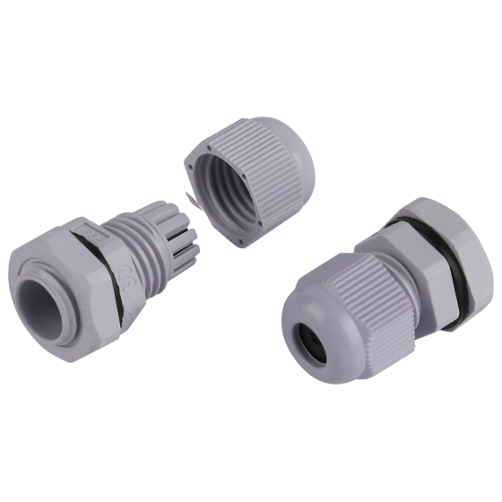 Купить оптом недорого Кабельный ввод сальник ЭРА NO-224-229 PG 7 (d отв.13 мм / d провод.3-6.5 мм) IP54 (упаковка 20 штук)