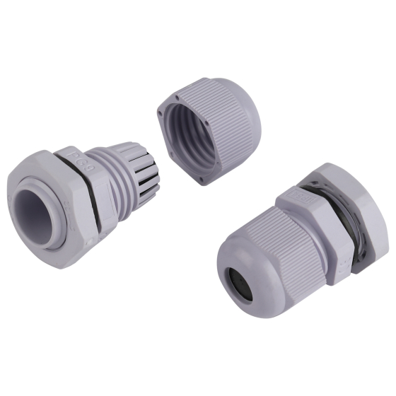 Купить оптом недорого Кабельный ввод сальник ЭРА NO-224-230 PG 9 (d отв.16 мм / d провод.4-8 мм) IP54 (упаковка 20 штук)