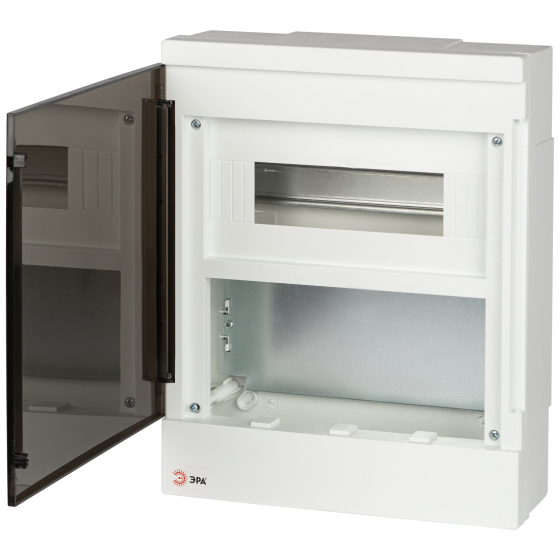 Купить оптом недорого Корпус пластиковый навесной ЭРА MULTIBOX со слаботочным отсеком 12 модулей IP41 белый