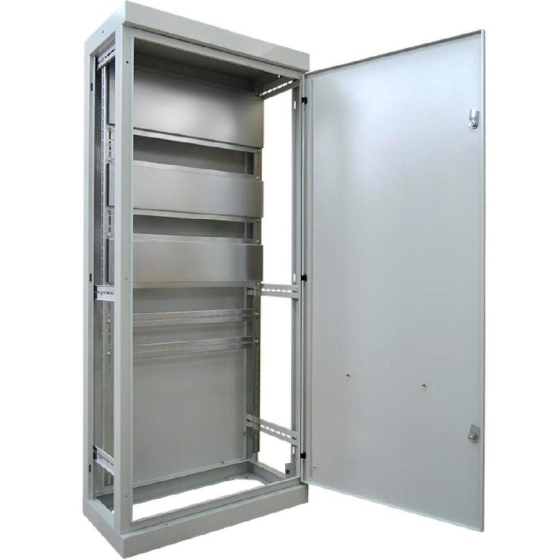 Купить оптом недорого Каркас напольный цельносварной ЭРА ВРУ-1 (1800х600х450) IP31 без боковых панелей серый