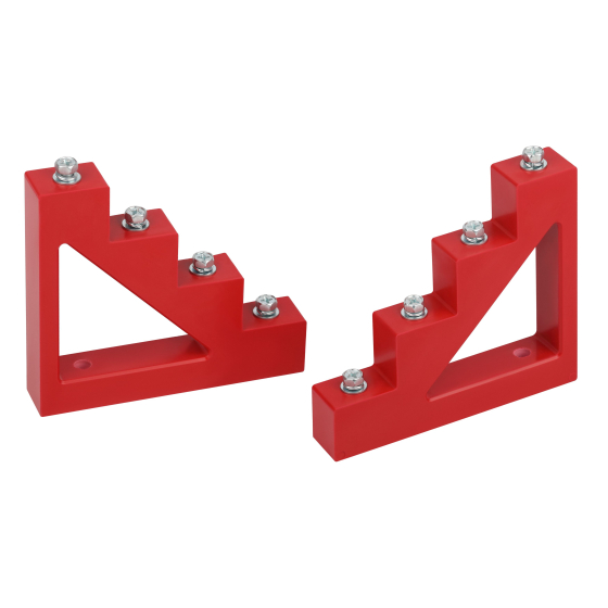 Купить оптом недорого Изолятор ступенчатый шинный ЭРА NO-224-160 ИС4-40 (М8) с болтами 12кВ