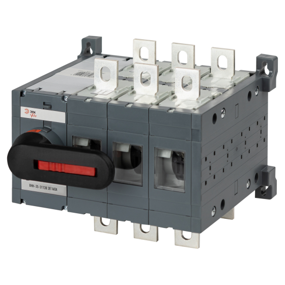 Купить оптом недорого Выключатель-разъединитель ВНК-35-71130 ЭРА PRO mvr30-3-160E 3П 160А на 2 направления с фронтальной рукояткой управления