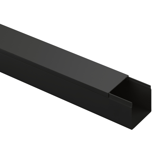 Купить оптом недорого Кабель-канал ЭРА KK-B-40-40 черный 40x40мм 24м