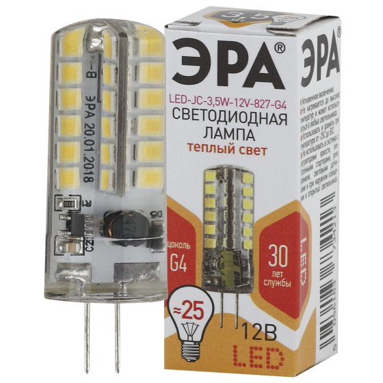 Купить оптом недорого Лампочка светодиодная ЭРА STD LED JC-3