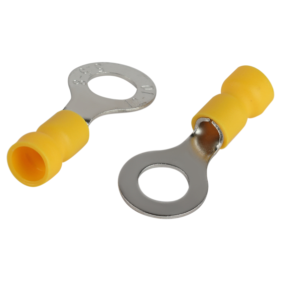 Купить оптом недорого Наконечник кольцевой ЭРА NO-225-118 НКИ 6.0-8 с изолированным фланцем (упаковка 50 шт.)