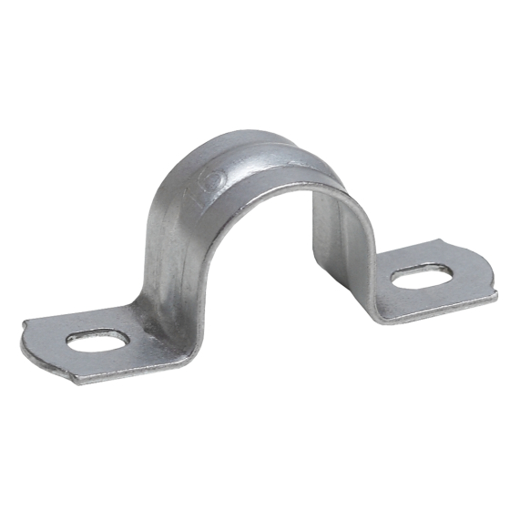 Купить оптом недорого Скоба металлическая ЭРА SMD-21-22 двухлапковая d21-22мм 100шт