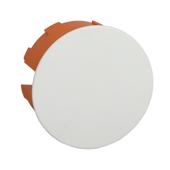 Купить оптом недорого Распаячная коробка ЭРА KRT-80-40 скрытой установки красно-белая 80х40мм для твердых стен крышка IP20