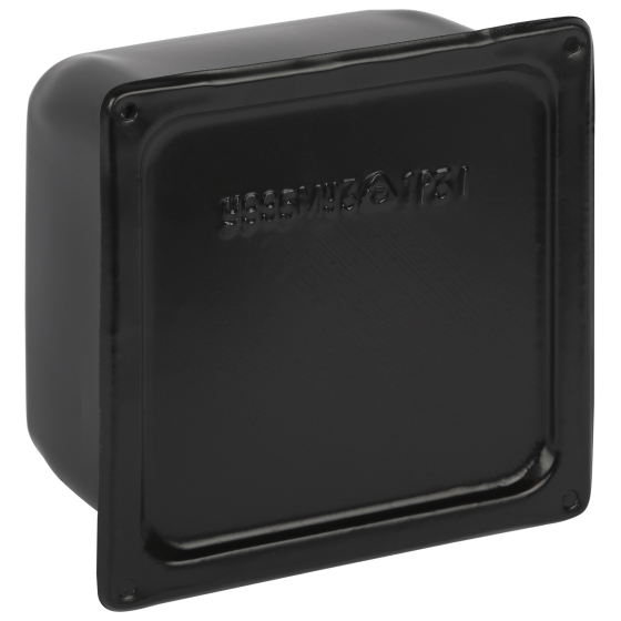 Купить оптом недорого Коробка протяжная ЭРА Y-995-150-150-100-31 металлическая У-995 без уплотнителя 150х150х100мм черная IP31