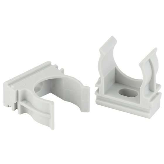 Купить оптом недорого Крепеж-клипса ЭРА CLIP-20 для трубы cерая d20мм 100шт