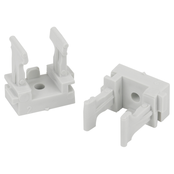 Купить оптом недорого Крепеж-клипса ЭРА CLIP-16-P для трубы прямой монтаж серая d16мм 100шт