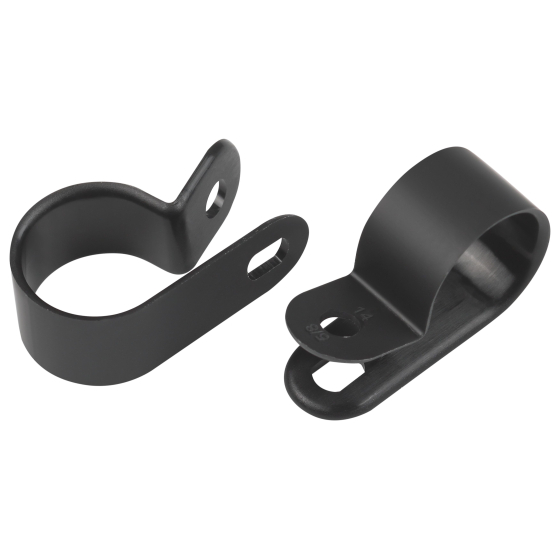 Купить оптом недорого Скоба кабельная нейлоновая под винт ЭРА NO-225-270 9 мм чёрная 50 шт