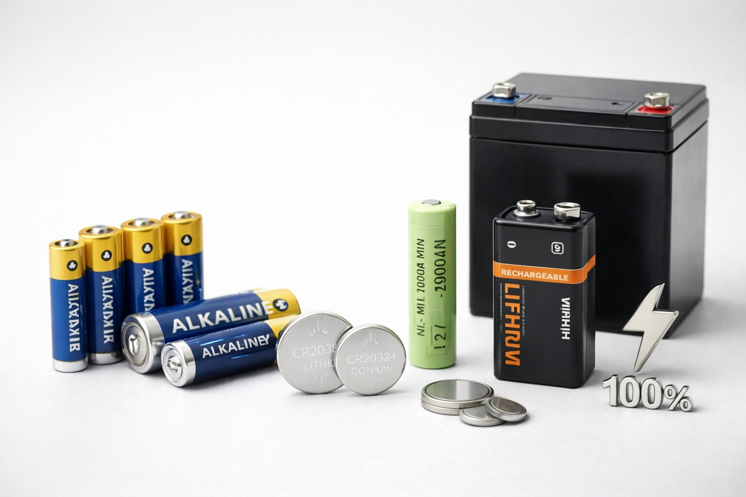Батарейки и аккумуляторы для любых задач от ООО «ЭкоСветоСистемы» Разнообразие элементов питания: щелочные батарейки AA, AAA, литиевые таблетки, аккумуляторные сборки