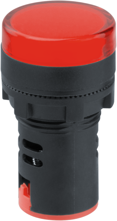 Лампа индикаторная Navigator 82 805 NBI-I-AD22-24-R красная d22мм 24В AC/DC купить в Минске