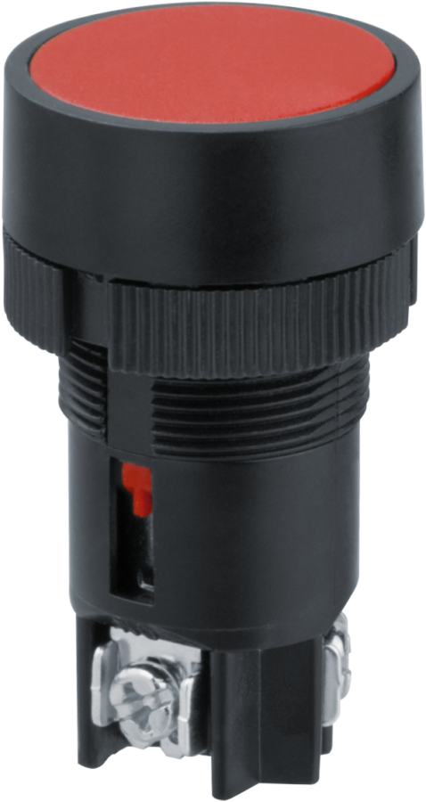 Кнопка Navigator 82 812 NBI-B-04-R Стоп красная d22мм NC купить в Минске