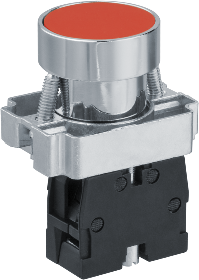 Кнопка Navigator 82 819 NBI-B-08-R красная d22мм NC купить в Минске