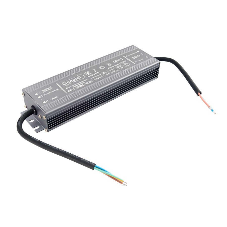 Драйвер светодиодный IP67 General GDLI-100-IP67-12 SG, 519141 купить в Минске