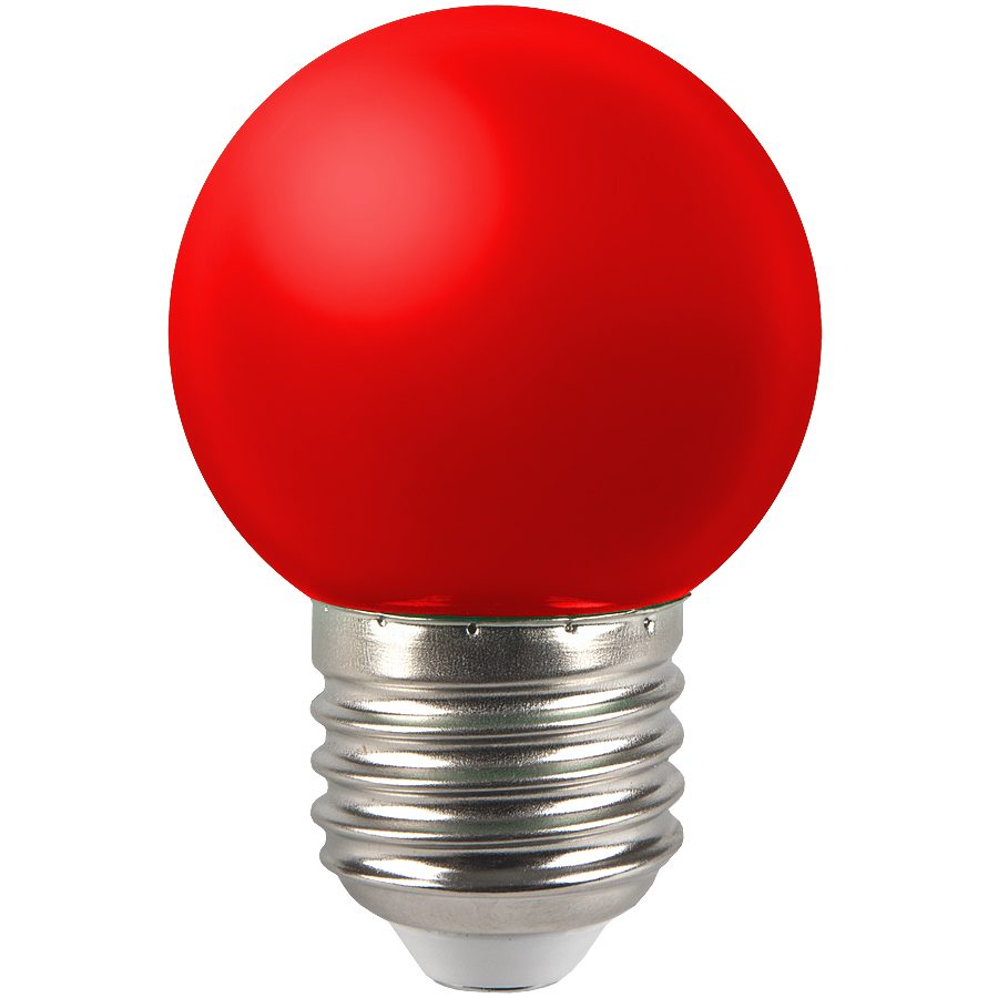 Лампа GLDEN-G45PB-5-230-E27 RED купить в Минске