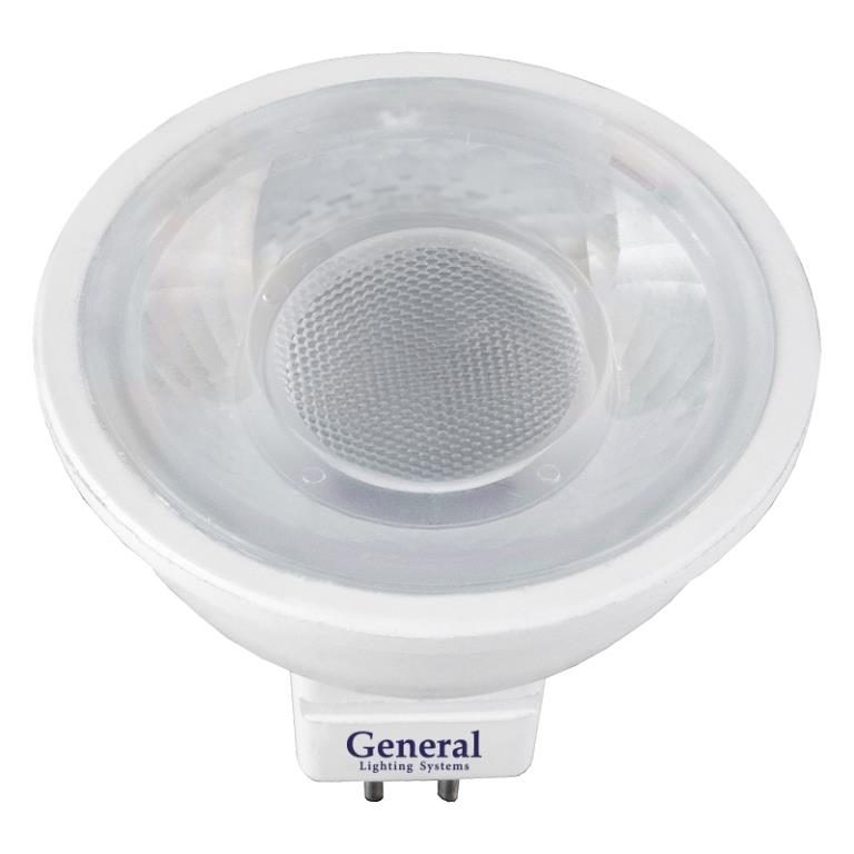 Лампа светодиодная General Стандарт GLDEN-MR16-8-230-GU5.3-3000, 636100, GU-5.3, 3000 К купить в Минске