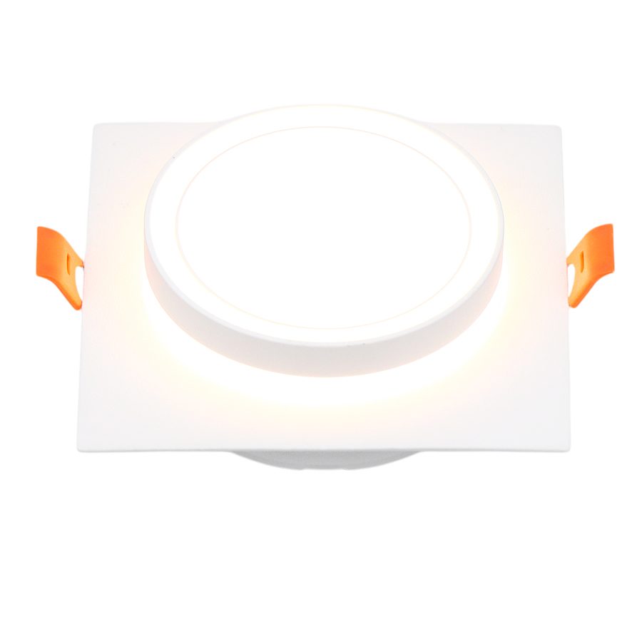Встраиваемый светильник General GCL-GX53-H38 Вега Квадратный Белый купить в Минске
